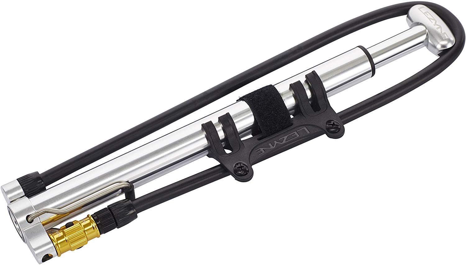 LEZYNE Micro Floor Drive High Pressure & High Volume Bike Pumps, Silver - silver, Silver High Pressure - Image 3