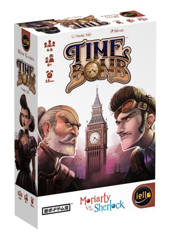 IELLO Jeu Mini Games - Time Bomb - Sherlock vs Moriarty (FR)