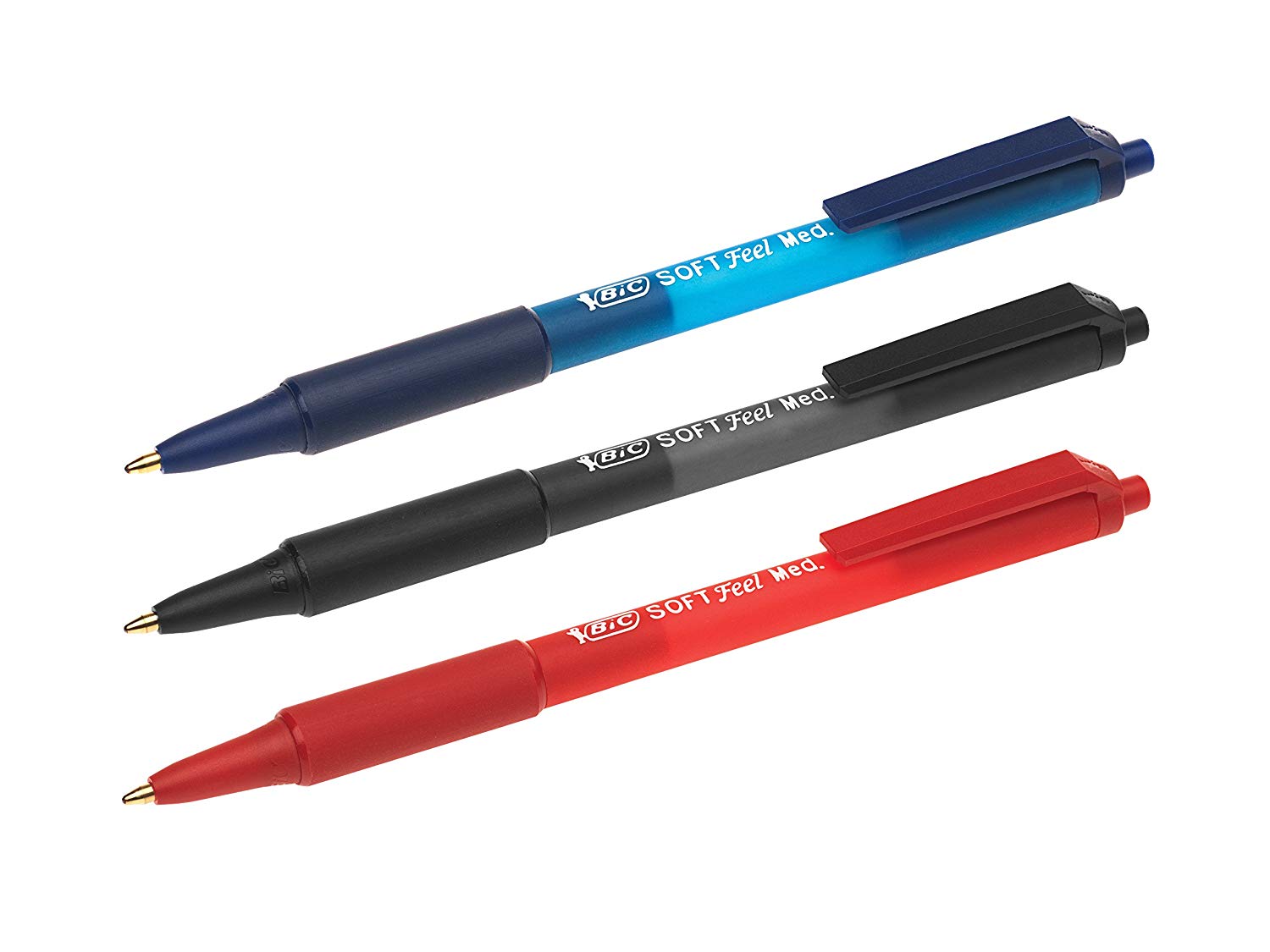 BIC ® ® BIC SOFT Feel clic Grip Pen 0.4 MM, Blue - Image 2