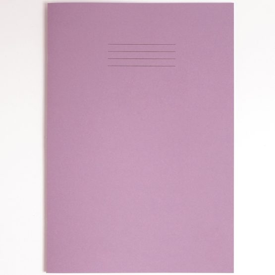 RHINO F8M A4 64 Page Exercise Book - Purple (Pack of 10) - Image 2