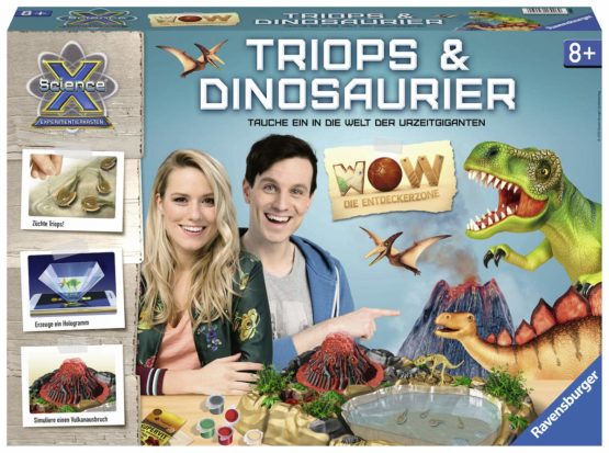 Ravensburger - 18906 ScienceX Wow Triops & Dinosaurier