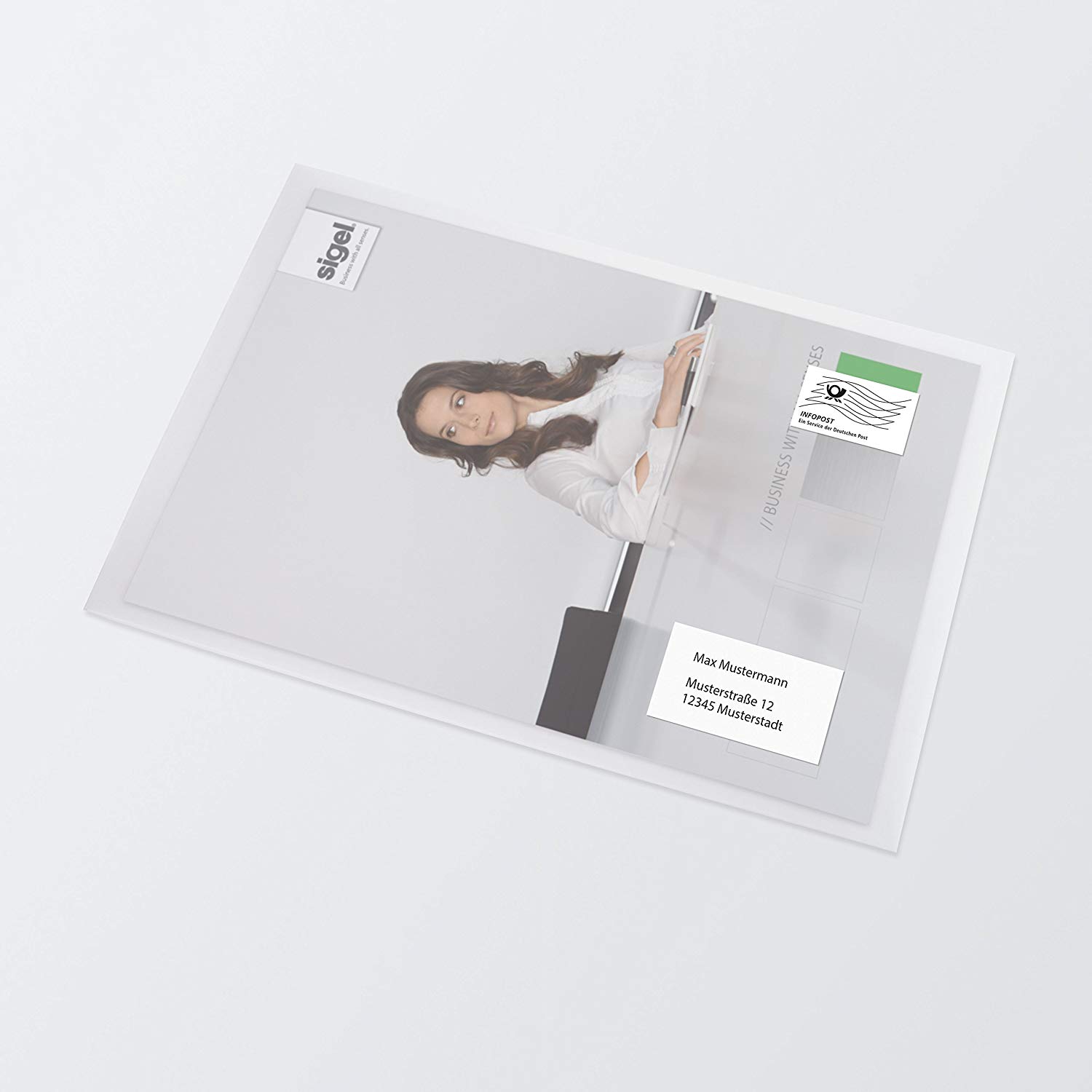 SIGEL DU330 Enveloppes, C4, 100 gsm, transparent, 25 Pieces - Image 4