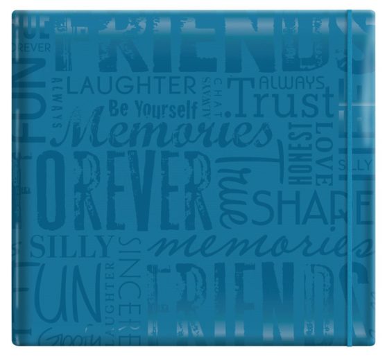 MBI 12 x 12-Inch Gloss Post Bound Scrapbook, Friends