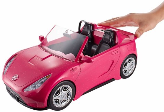 Barbie DVX59 Autre Glam Convertible Sports, Toy Vehicle for Doll, Pink Car - Image 3