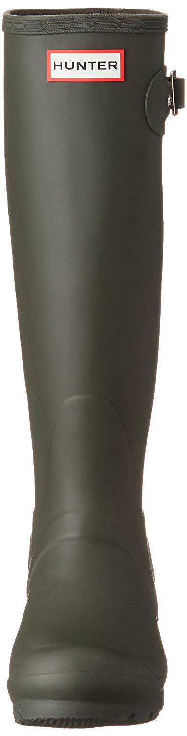Hunter Girl's Wellington Boots, Green Dark Olive, 3 UK - Image 2