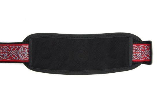 D'Addario Accessories Gel Guitar Strap Pad - Pad for Guitar Strap - Relieves Discomfort - Fits Over Guitar Straps - Black - Image 4