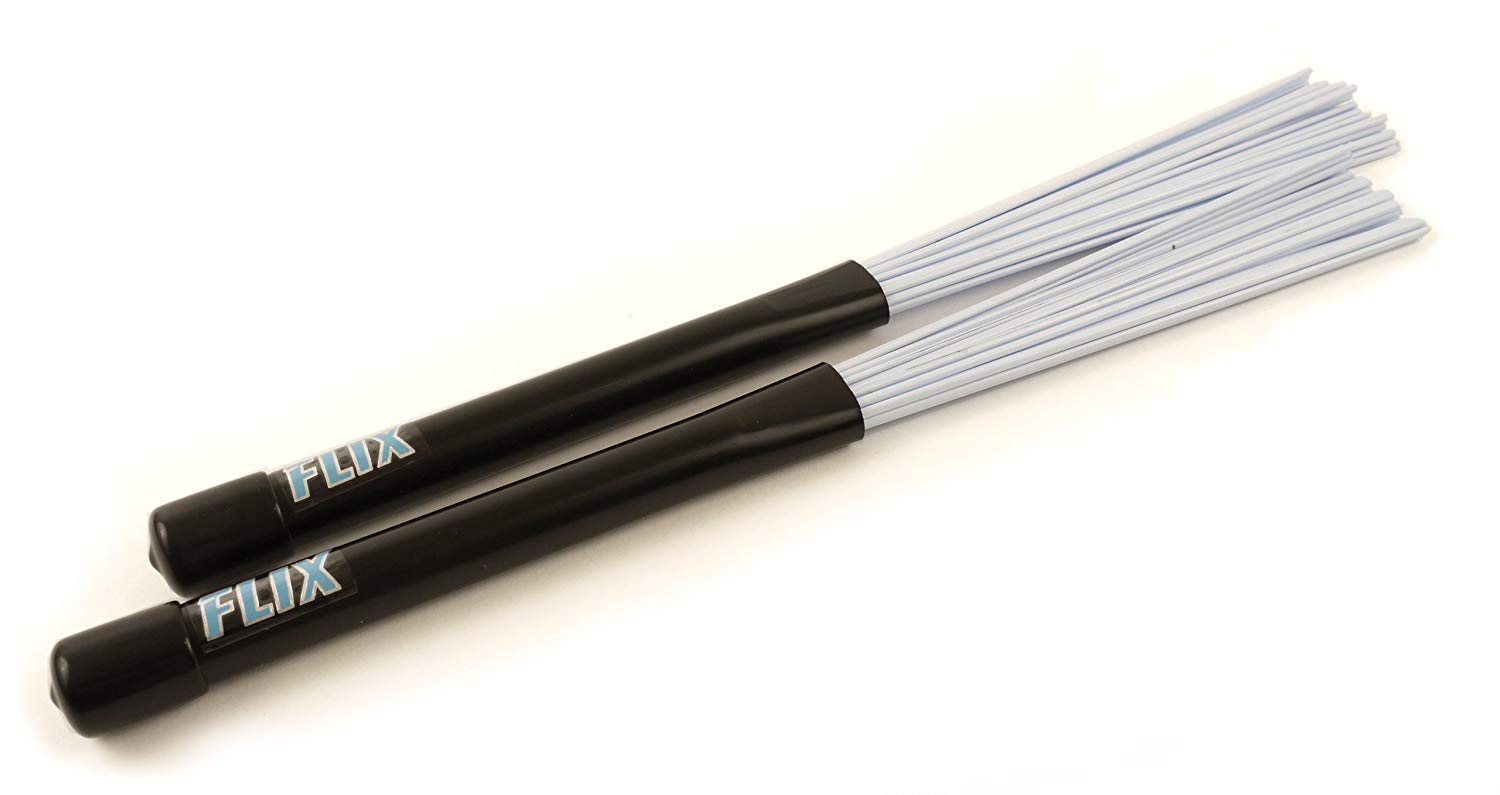 Flix Rock Retractable Brushes in Light Blue, FLIX R, Large