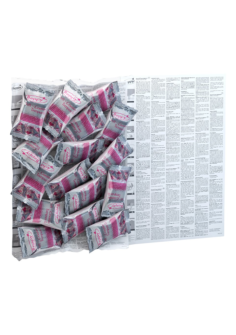 Asha Beppy Soft Comfort Tampons Dry - Pack of 30, 30 pieces (pack of 30) - Image 3