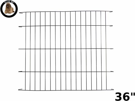 Ellie-Bo Black Divider for 36 inch Large Dog Crate Cage