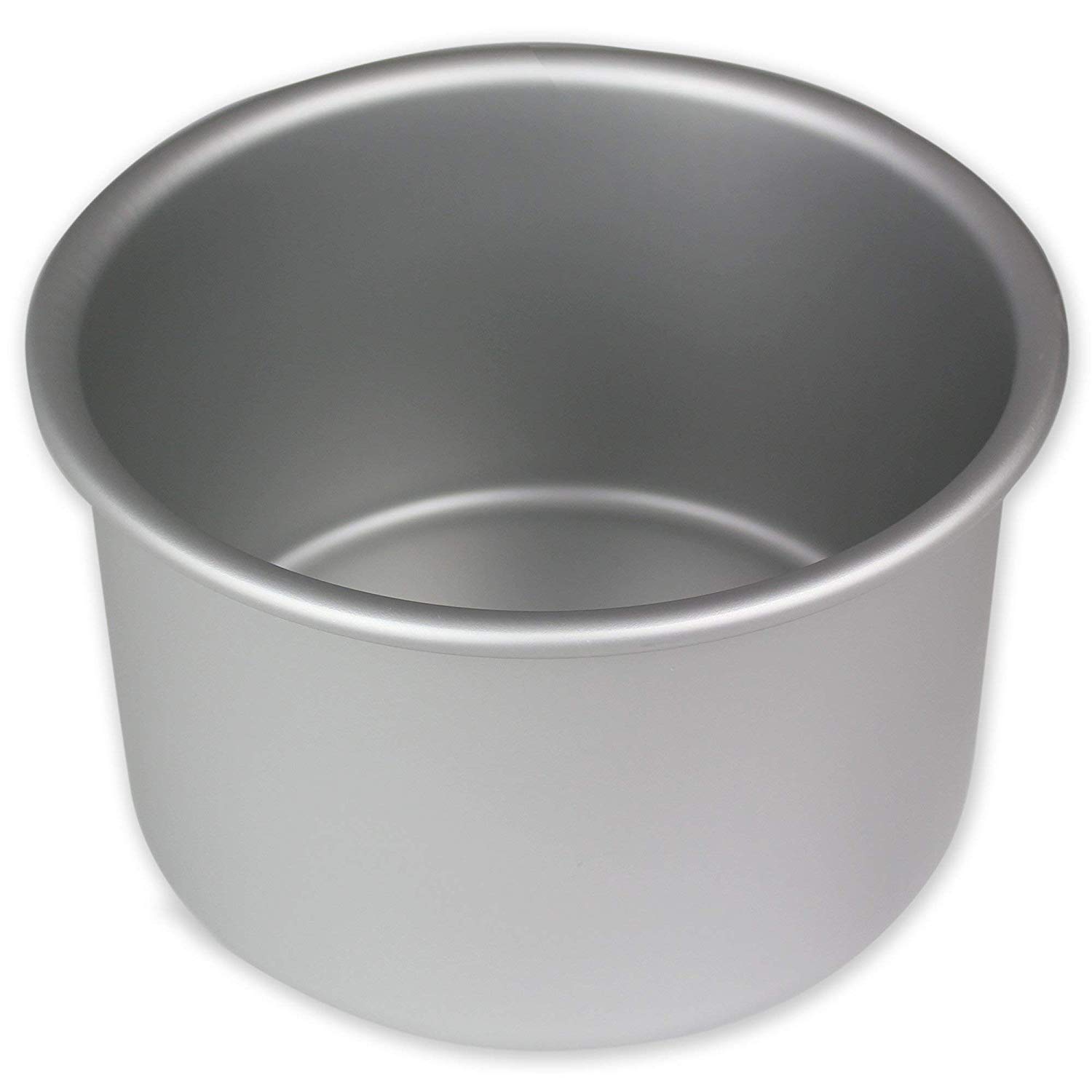 PME RND063 Anodised Aluminium Round Cake Pan 6 x 3-Inch Deep , Silver, 6 inch