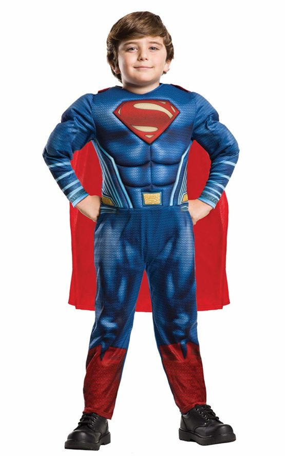 Rubie’s Official DC Justice League Deluxe Superman, Children Costume ...