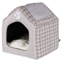 Trixie Silas Cuddly Cave, 40 x 45 x 40 cm, Grey/Cream