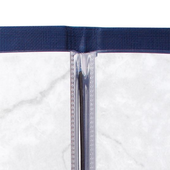 SIGEL SM180 Double Transparent Pockets, for menu cover with elastic binding, for A4, 50 pcs. - Image 4
