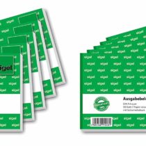 Sigel AG615 Edition Receipt A6 Horizontal 50 Sheets, Pink Pack of 10