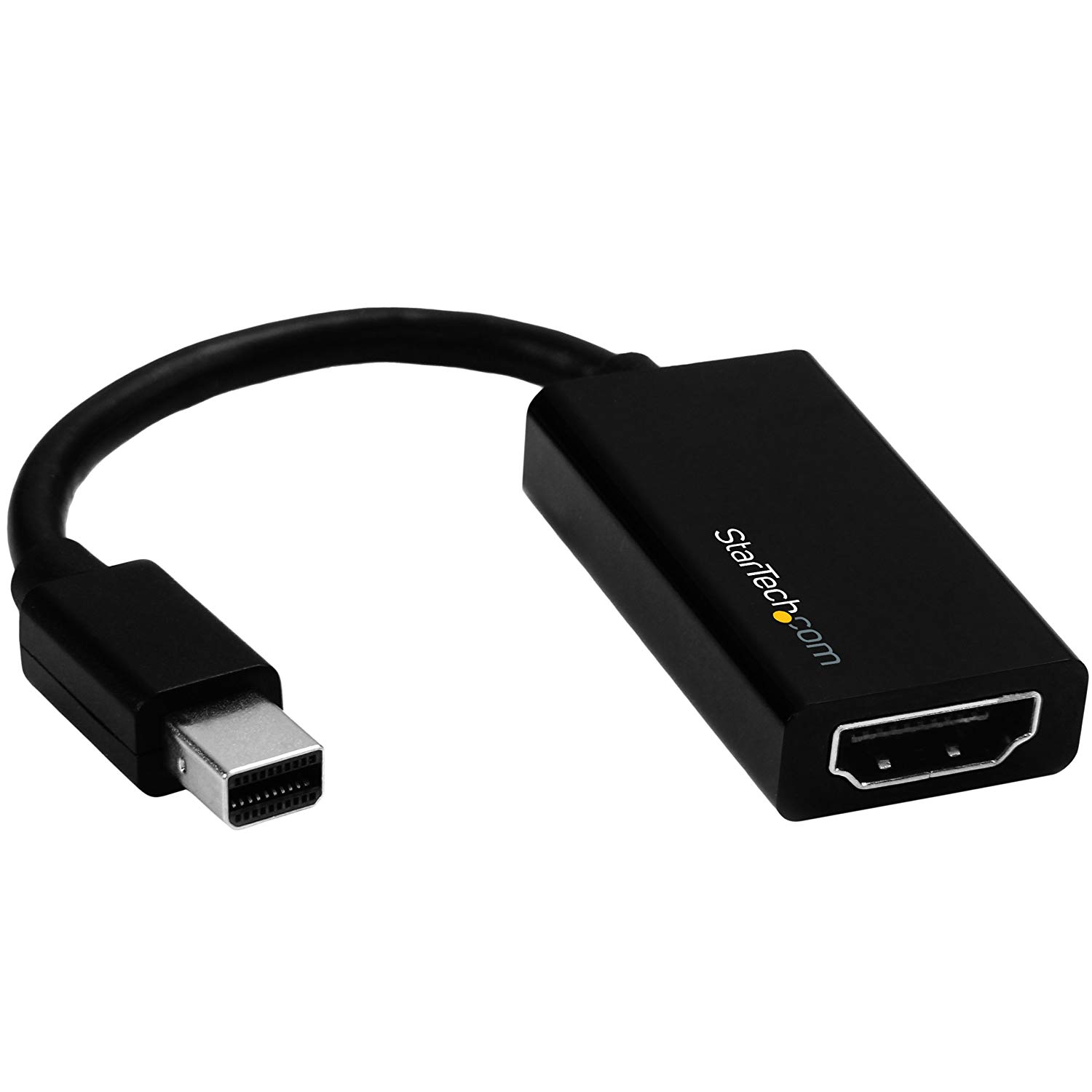 StarTech.com Mini DisplayPort to HDMI Adapter, 4K60, 1080p240, Thunderbolt to HDMI Adapter