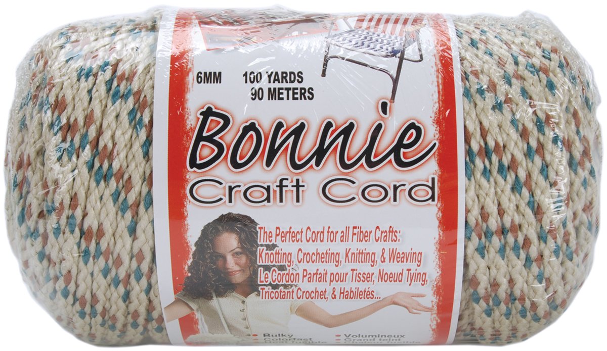 Pepperell polyolefin fiber Bonnie Macrame Craft Cord 6 mmx 100 yard-Sandlewood, Sandalwood, Pack Of 1