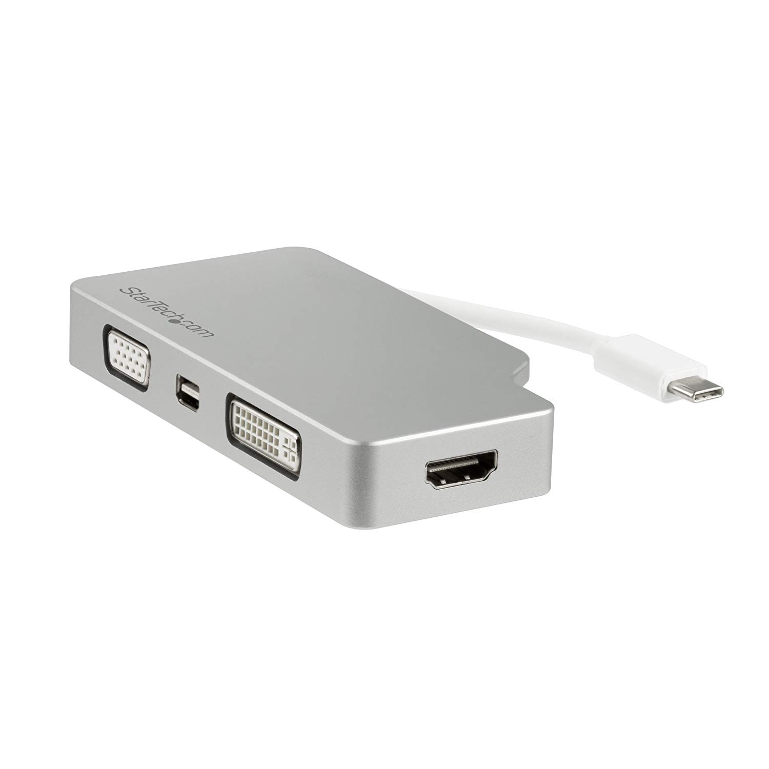 StarTech.com USB C Multiport Video Adapter with HDMI, VGA, Mini DisplayPort or DVI