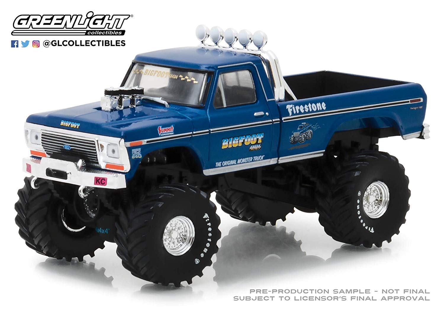 BIGFOOT 1 The Original Monster Truck' Water Bottle