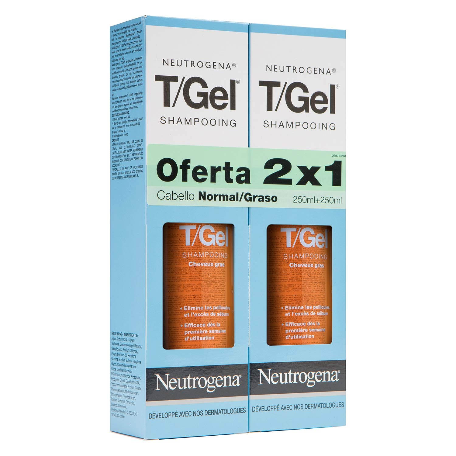 Neutrogena Hair Care, Normal/Oily 250 ml, Black/White, 250 ml (Pack of 2) - Image 4