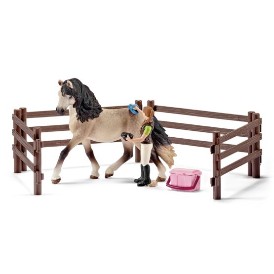 SCHLEICH 42270 - Horse Club Horse care set, Andalusian