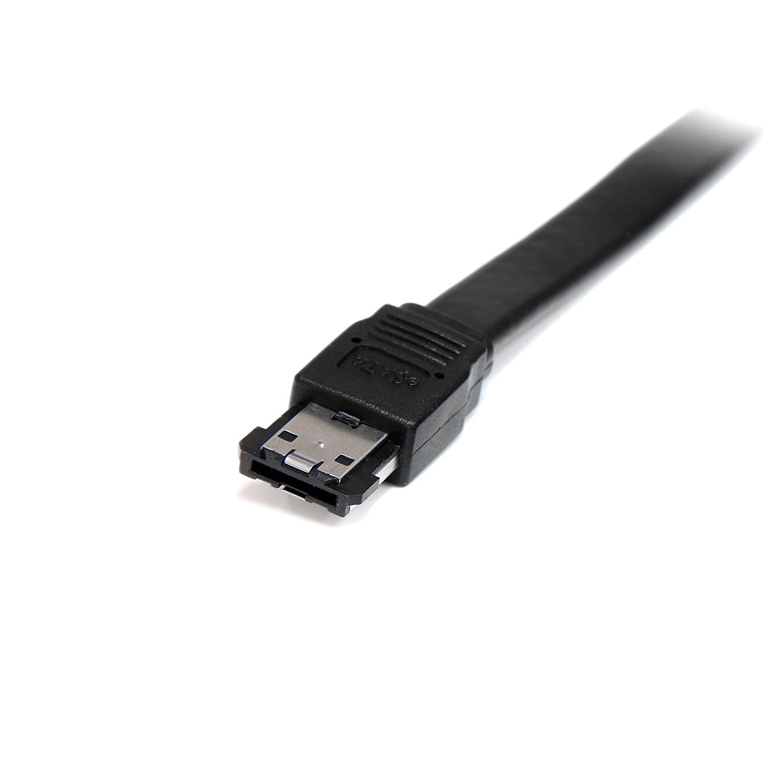StarTech 3 feet Shielded External eSATA Cable M/M, Black, 3 ft/1 m - Image 2