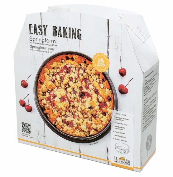 Birkmann Springform pan Easy Baking Ø 26cm, Stainless Steel, Grey, 26 x 26 x 9 cm - Image 3