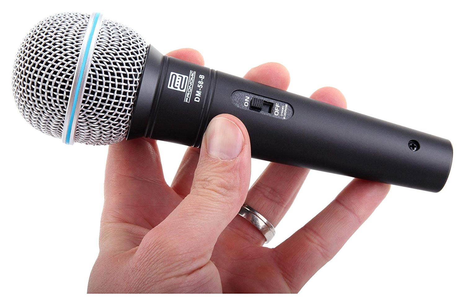 Pronomic DM-58-B Vocal Microphone with Switch Set + Case - Image 4
