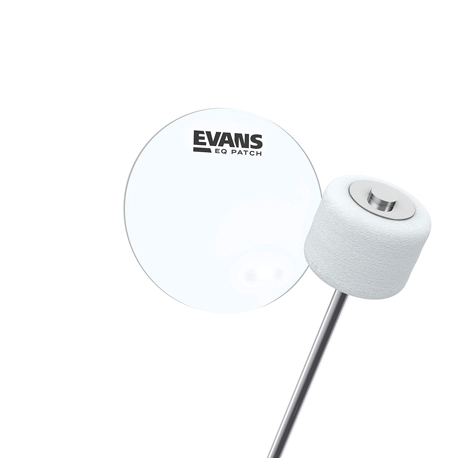 Evans EQPC1 EQ Single Pedal Patch - Clear Plastic, 0.575 in*8.75 in*4.0 in, multicoloured, Einheitsgröße