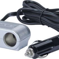 hr-imotion 3-Port Cigarette Lighter Adapter with LED light - silber [10 Ampere | 12V & 24V compatible | Designed in Germany] - 11010201