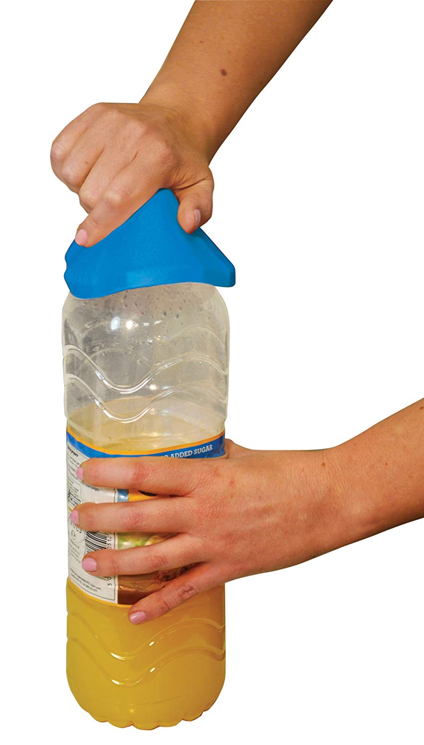Aidapt Multi Purpose Anti Slip Reusable Jar and Bottle Opener Gripper Aid, Blue, Pack of 1 - Image 2