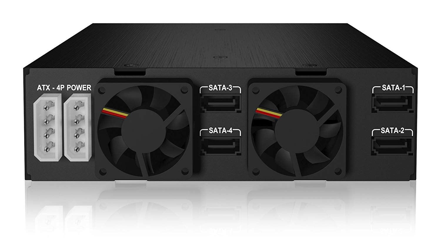 Icybox IB-2242SSK Backplane for 4 x 2.5-Inch HDDs/SSDs - Black - Image 3