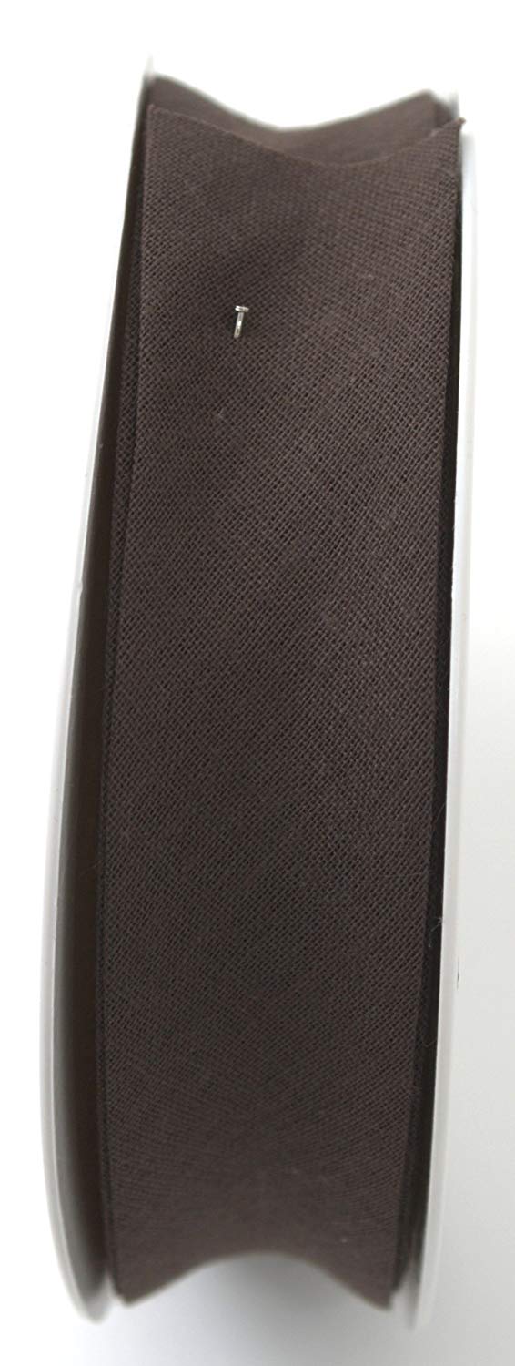 Trimz 25/5/5 mm Cotton Bias Binding, Brown 83 - Double‑Fold Sewing Tape for Quilting Dressmaking & DIY Crafts - Image 2