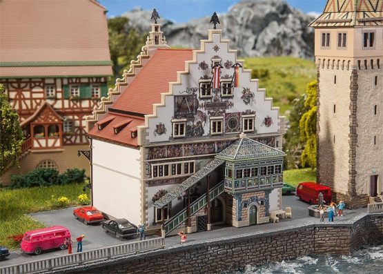 Faller FA232299 – Lindau, Accessories for Model Railway, Model Building Old Town Hall - Image 3