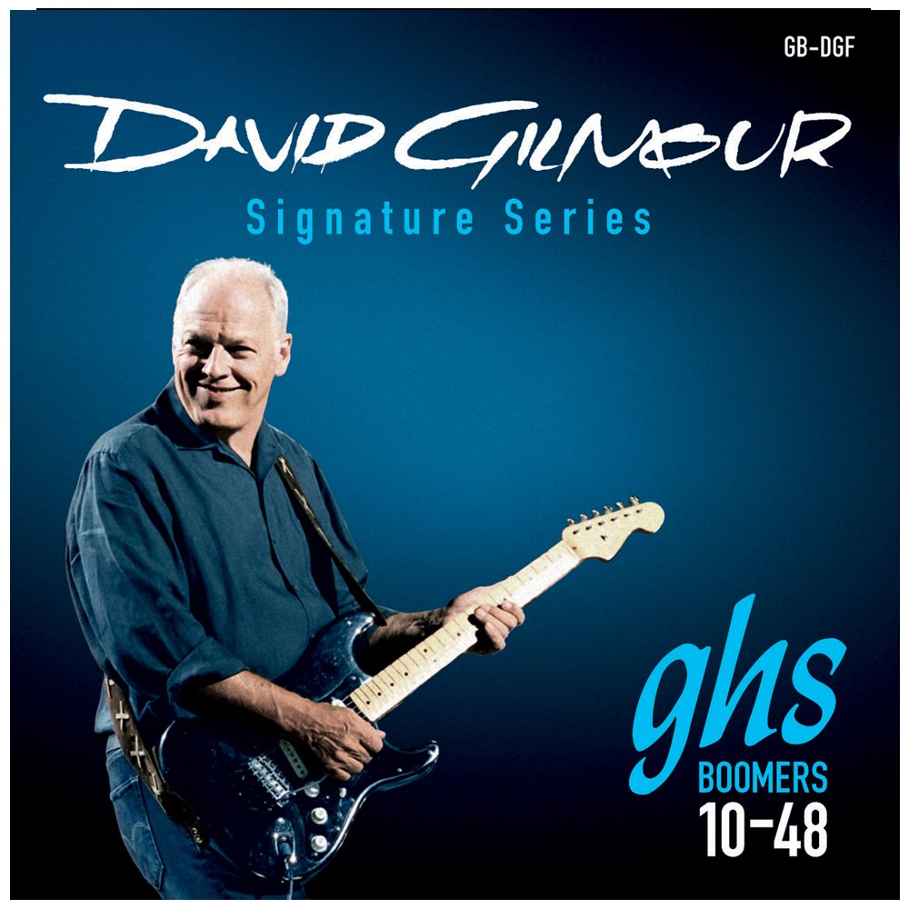 GHS GB-DGF Boomers David Gilmour Electric Guitar String Set - 10-48, BLACK, Single - Pack of 1