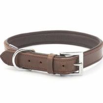 Ancol Vintage Leather Padded Collar 39-48cm Size 5