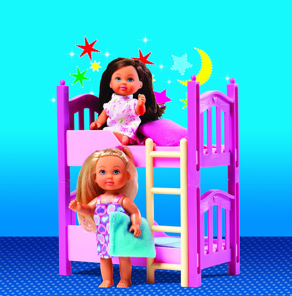 Evi LOVE - Bunk Bed Doll Playset - 12cm, Multicolor, standard size - Image 2