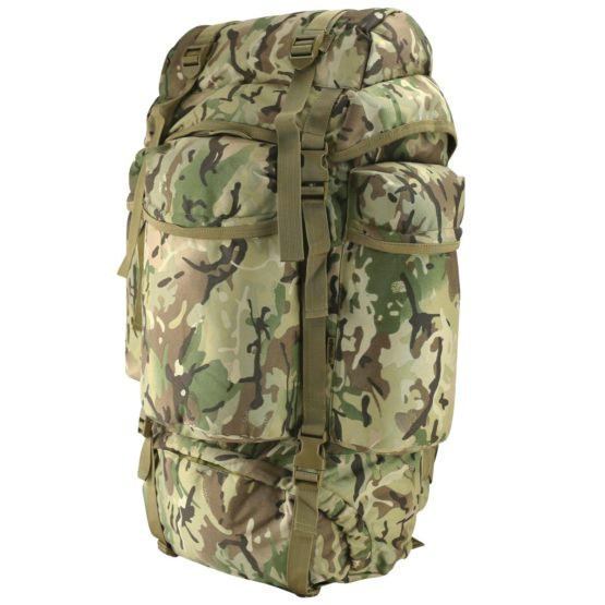 Kombat Unisex Outdoor Kombat Backpack available in Camouflage - 60 Litres - Image 2