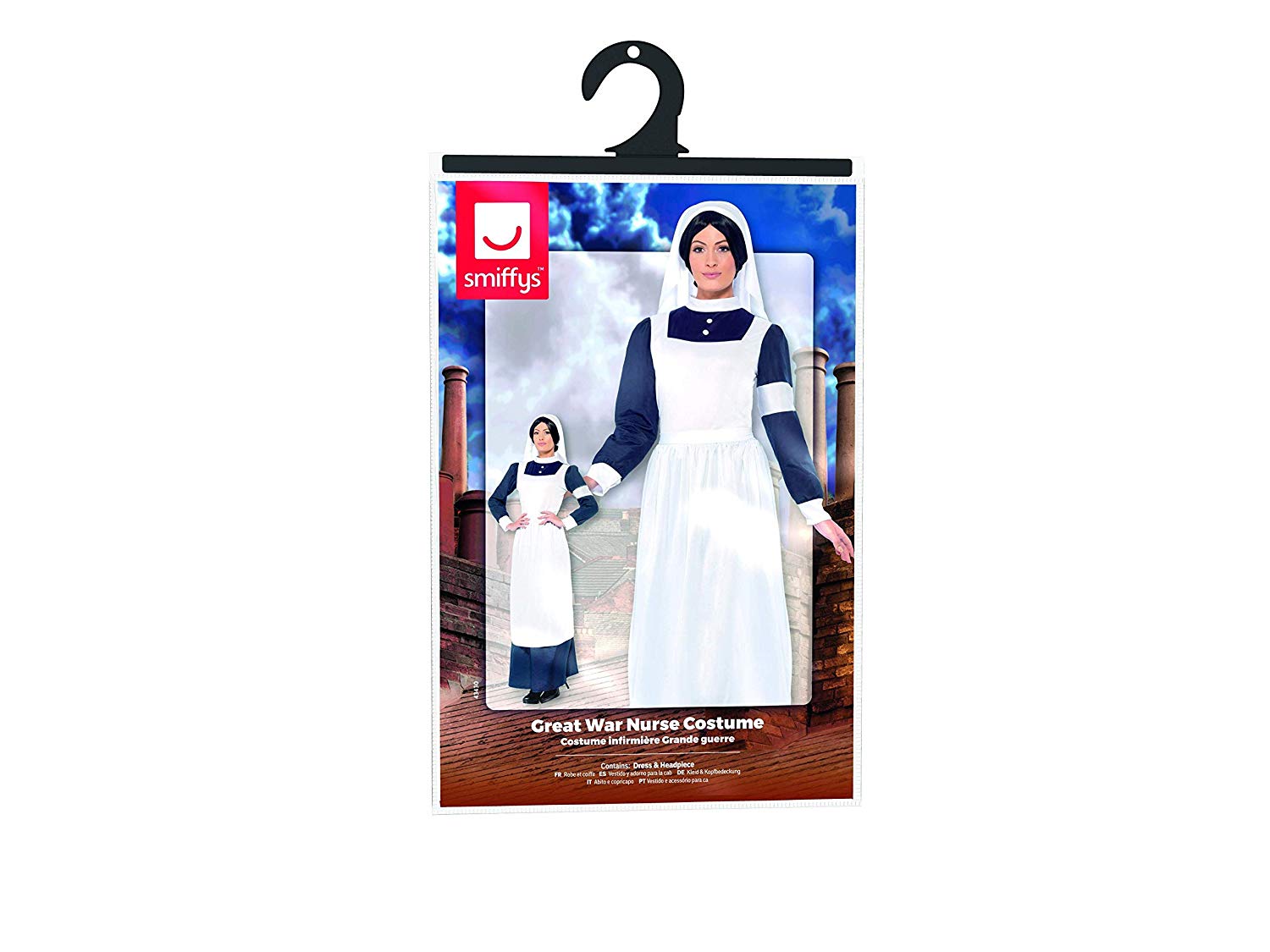Smiffys Great War Nurse Costume, White, XL - UK Size 20-22 - Image 4