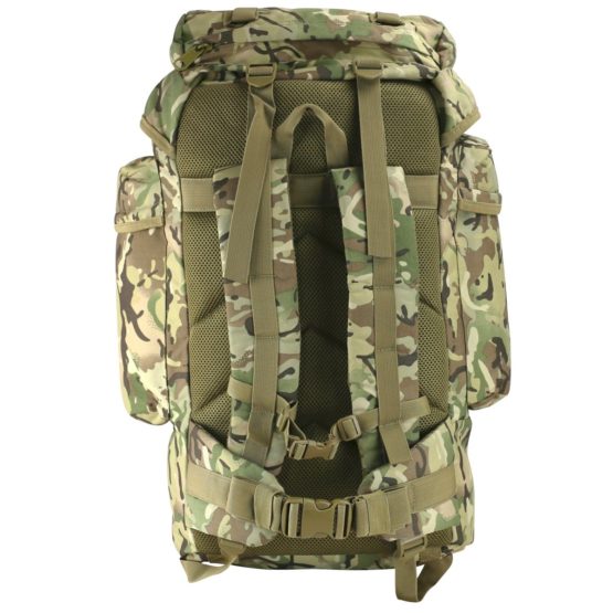 Kombat Unisex Outdoor Kombat Backpack available in Camouflage - 60 Litres - Image 4