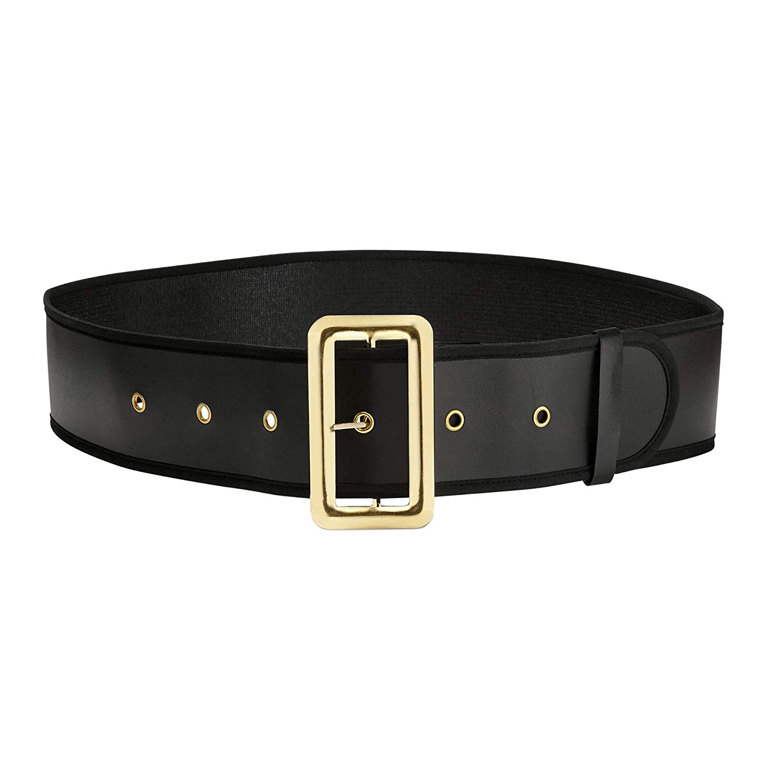 W WIDMANN MILANO Party Fashion, Faux Leather Belt for Unisex Adult Pirates, Corsairs, Santa Claus