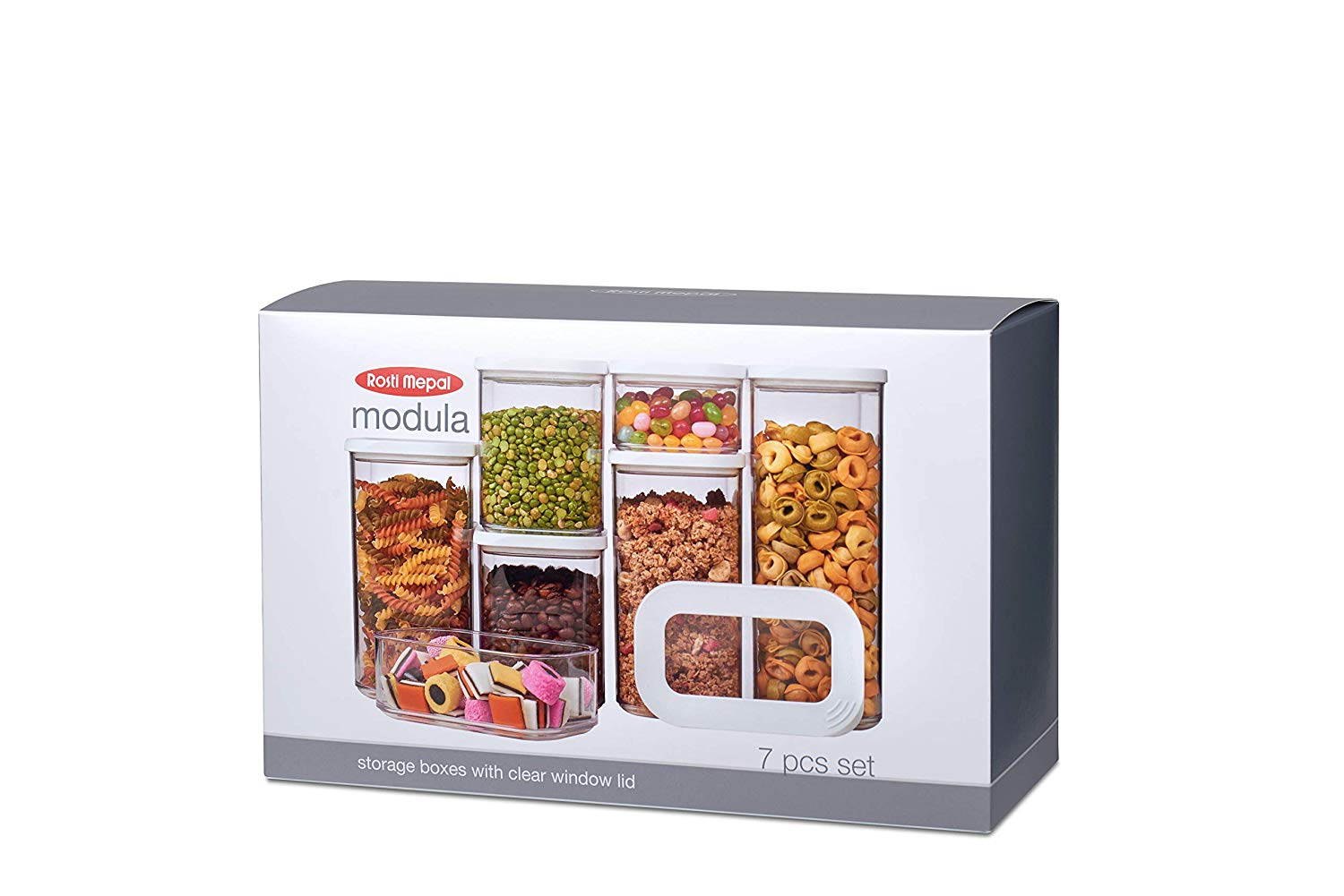 Mepal Food Storage Container 7-Piece Set, Food Containers, Kitchen Container & Organizer