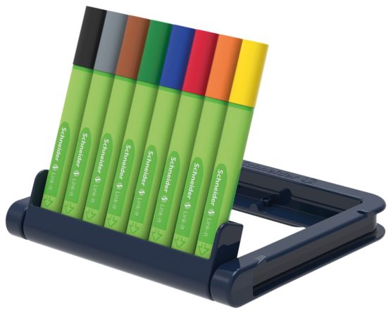 Schneider 191201 Link-It Fineliner, Pack of 10 Fineliner Standard Assorted Colours - Image 2