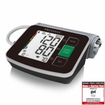 Medisana BU 516 Digital Upper Arm Blood Pressure Monitor in Black - Home Use Heartbeat Detector - Hypertension Indicator - WHO Approved with Arrhythmia Display - 2 Users - 90 Memory Slots Each 51166