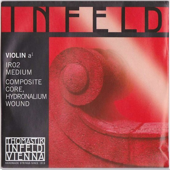 Thomastik-Infeld IR02 Red Violin Strings, Single A String, 4/4 Size, Composite Core, Hydronalium Wound