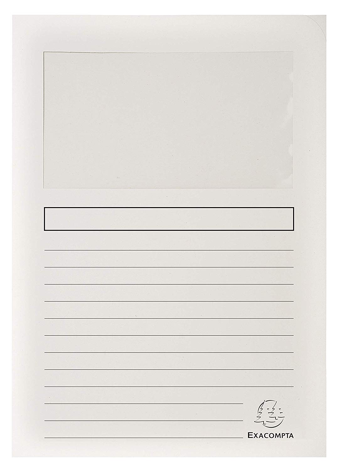 Exacompta, Ref 50151E, Super Window Folders, 220 x 310mm in Size, Suitable for Holding A4 Documents, 160gsm Card - Image 2