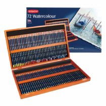 Derwent Watercolour Pencils, Painting & Drawing, Set Of 72 In Wooden Gift Box, Ideal For Blending & Layering, Professional Quality, 32891