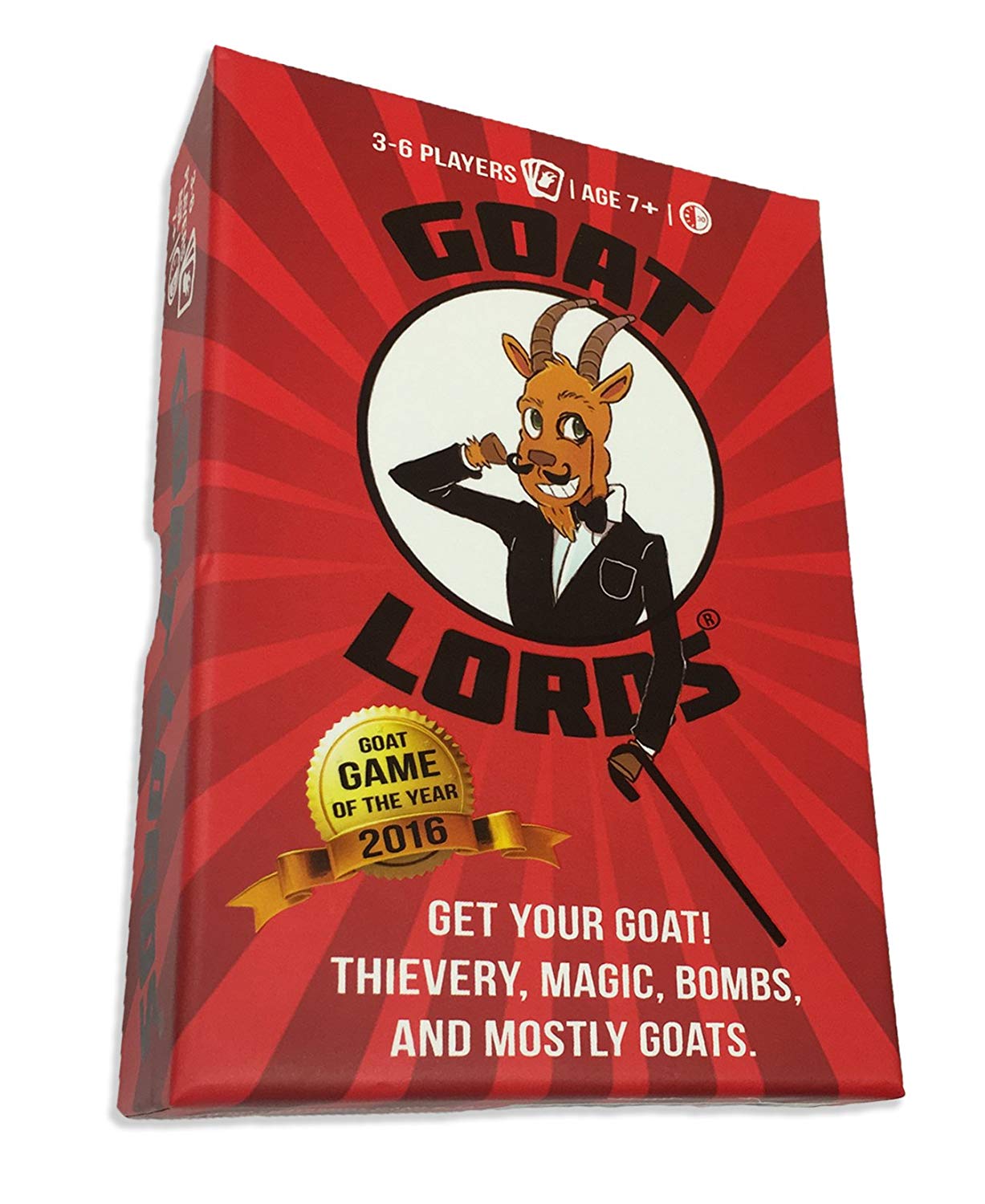 Gatwick Games Goat Lords, Hilarious, Addictive and Competitive Card Game with Goats, Best Card Games for Families Adults