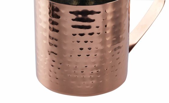 BarCraft BCLLMULE Moscow Mule Mug with Hammered Copper Finish, Stainless Steel, 550 ml - Image 2