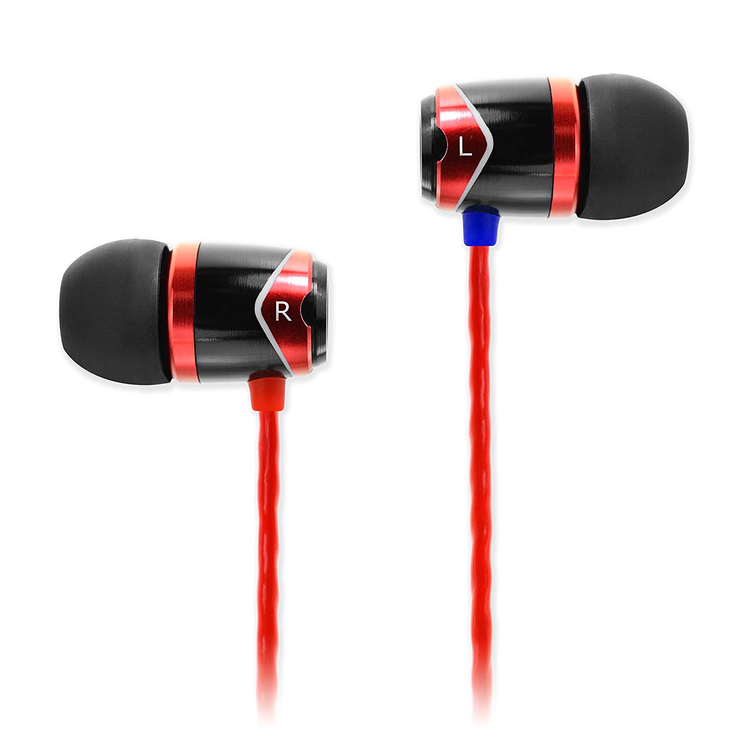 SoundMAGIC E10 In-Ear Isolating Earphones, Deep Bass, Noise-Isolating, Durable Metal Build, Tangle-Free Cable