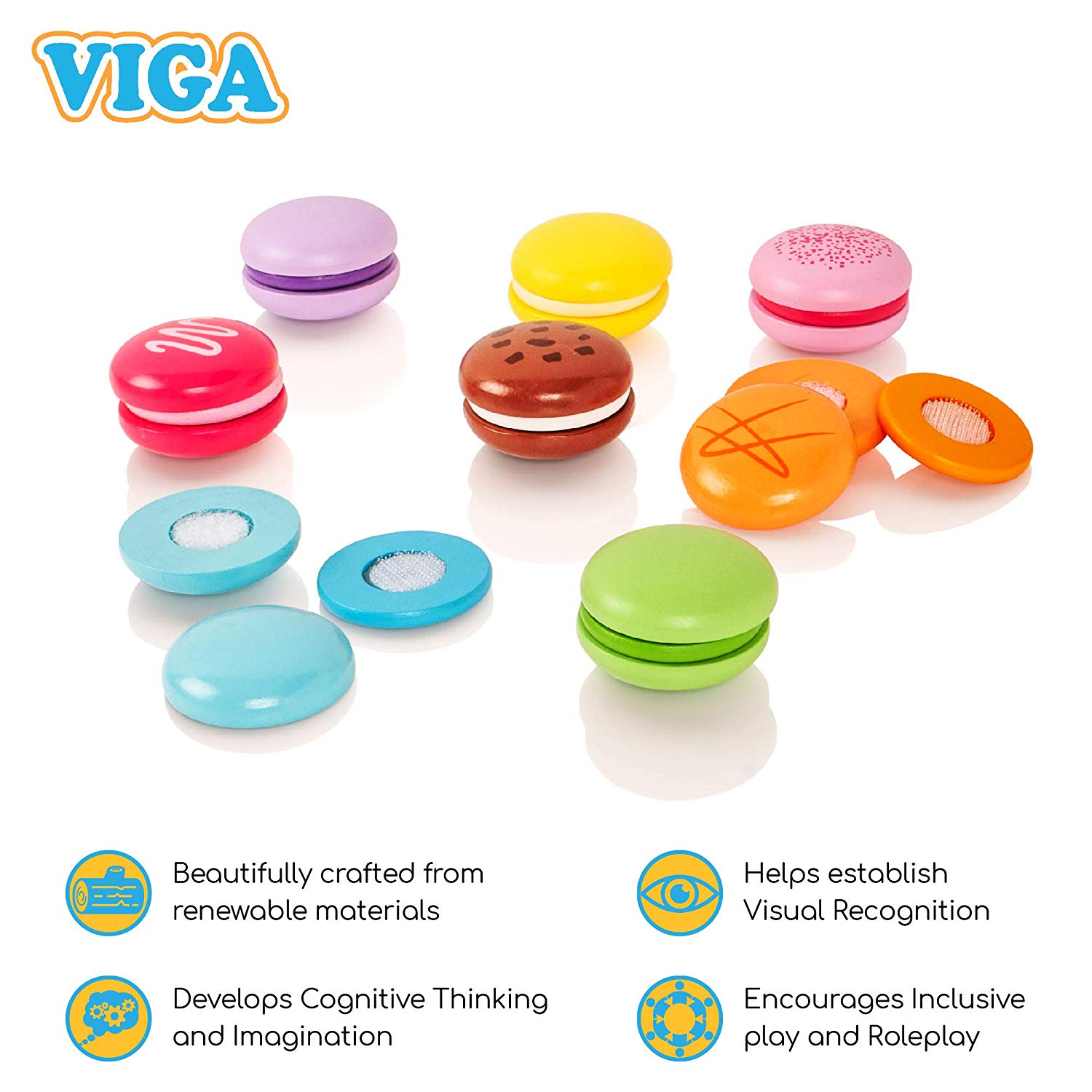 Viga Macaron Set, 30 x 9.7 x 5.2 cm - Image 4